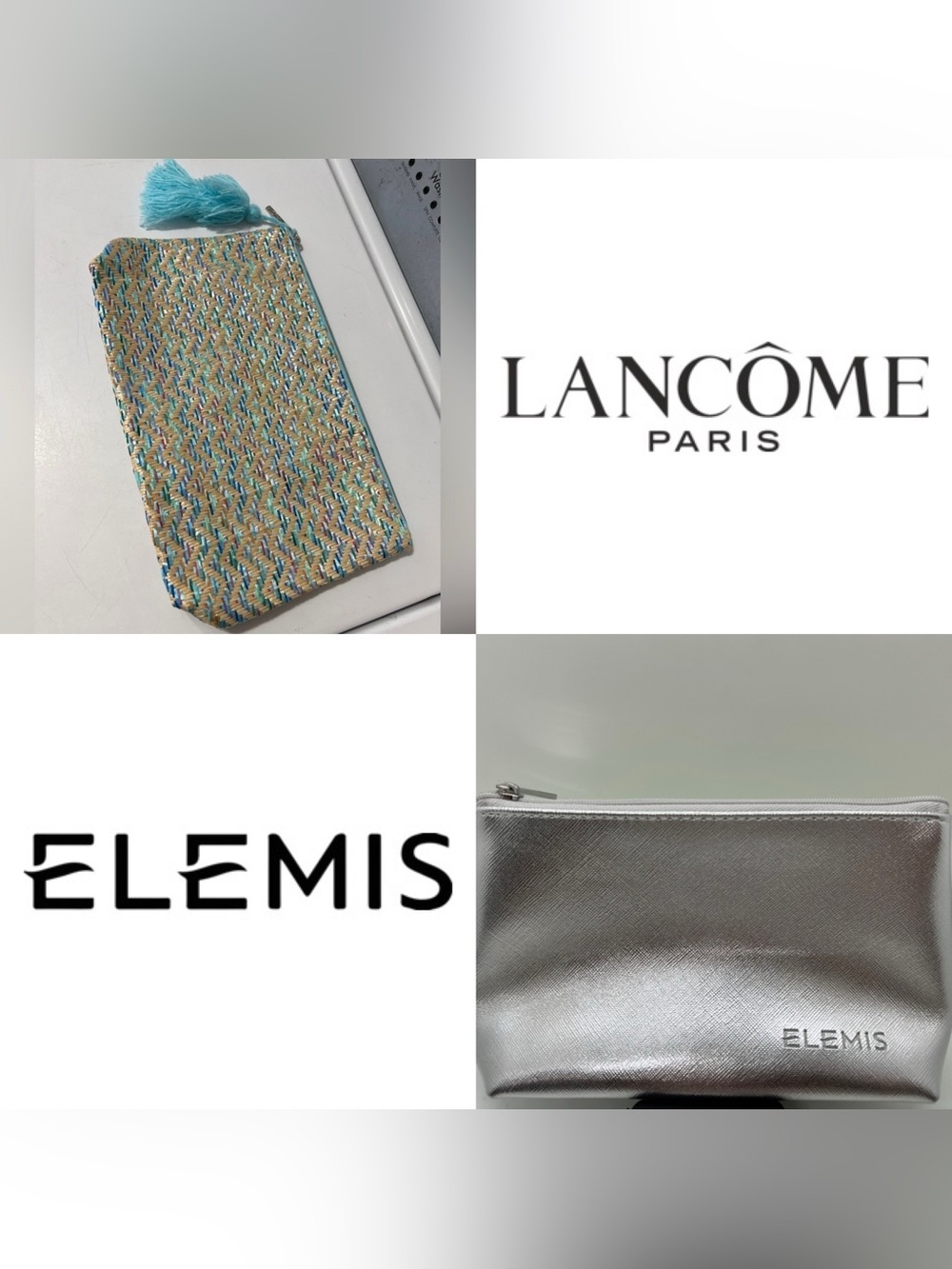 Lancôme & Elemis makeup bag bundle